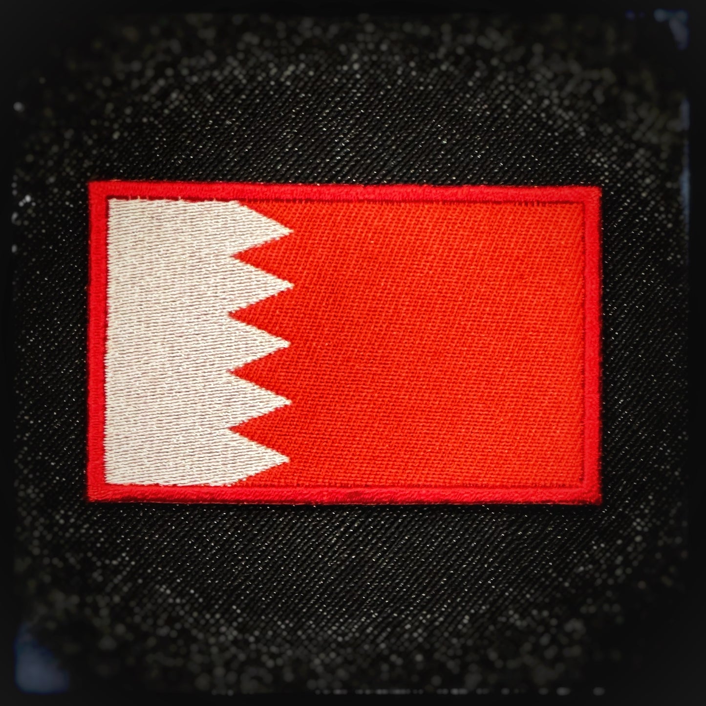 Bahrain embroidered velcro patch. High quality and durable PVC, woven and embroidered patches for collectors, airsofters and military enthusiasts. Also serves as a morale patch. patchworld. patchworld.net