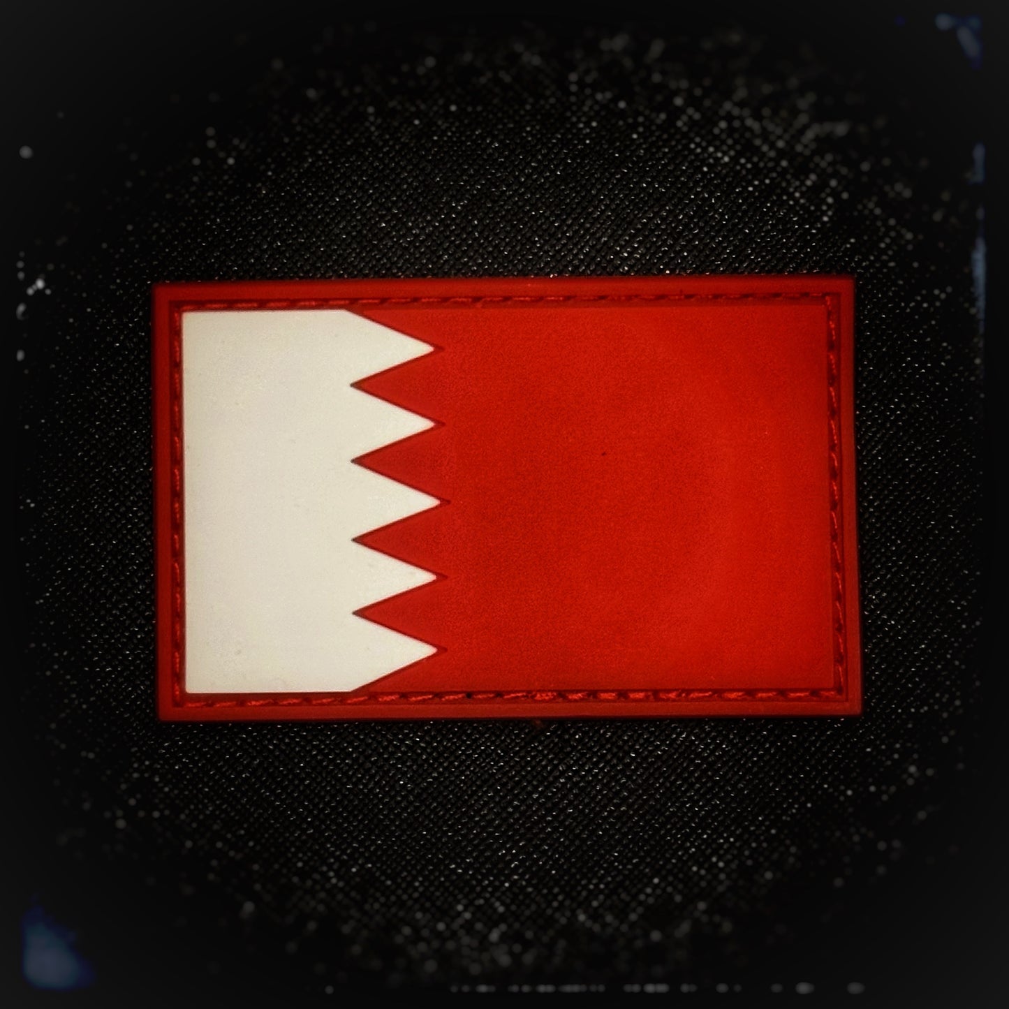 Bahrain 2D PVC velcro patch. High quality and durable PVC, woven and embroidered patches for collectors, airsofters and military enthusiasts. Also serves as a morale patch. patchworld. patchworld.net