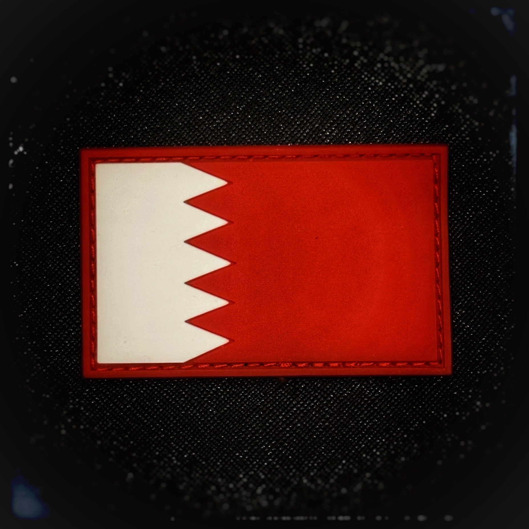 Bahrain 2D PVC velcro patch. High quality and durable PVC, woven and embroidered patches for collectors, airsofters and military enthusiasts. Also serves as a morale patch. patchworld. patchworld.net