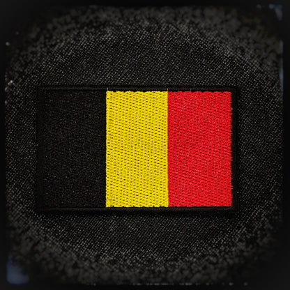 Belgium embroidered velcro patch. High quality and durable PVC, woven and embroidered patches for collectors, airsofters and military enthusiasts. Also serves as a morale patch. patchworld. patchworld.net