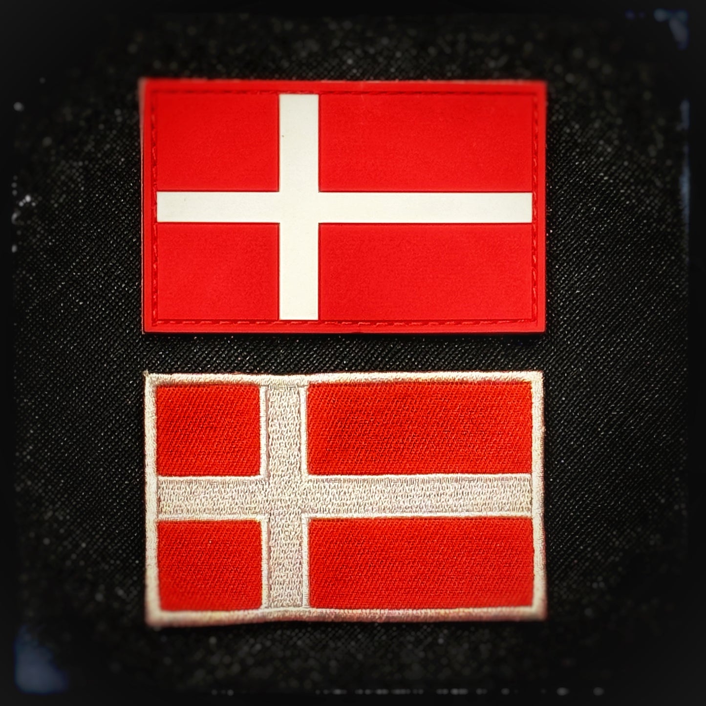 Denmark velcro patch of denmark in PVC, woven and embroidered patches. High quality and durable PVC, woven and embroidered patches for collectors, airsofters and military enthusiasts. Also serves as a morale patch. patchworld. patchworld.net