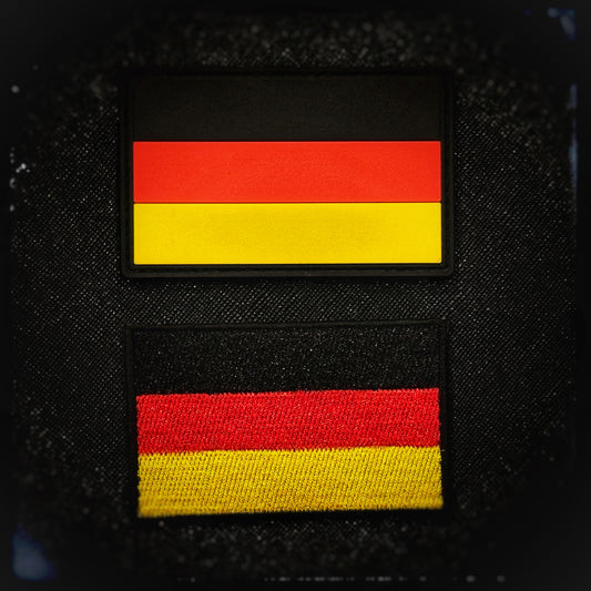 Germany velcro patch of Germany in PVC, woven and embroidered patches. High quality and durable PVC, woven and embroidered patches for collectors, airsofters and military enthusiasts. Also serves as a morale patch. patchworld. patchworld.net