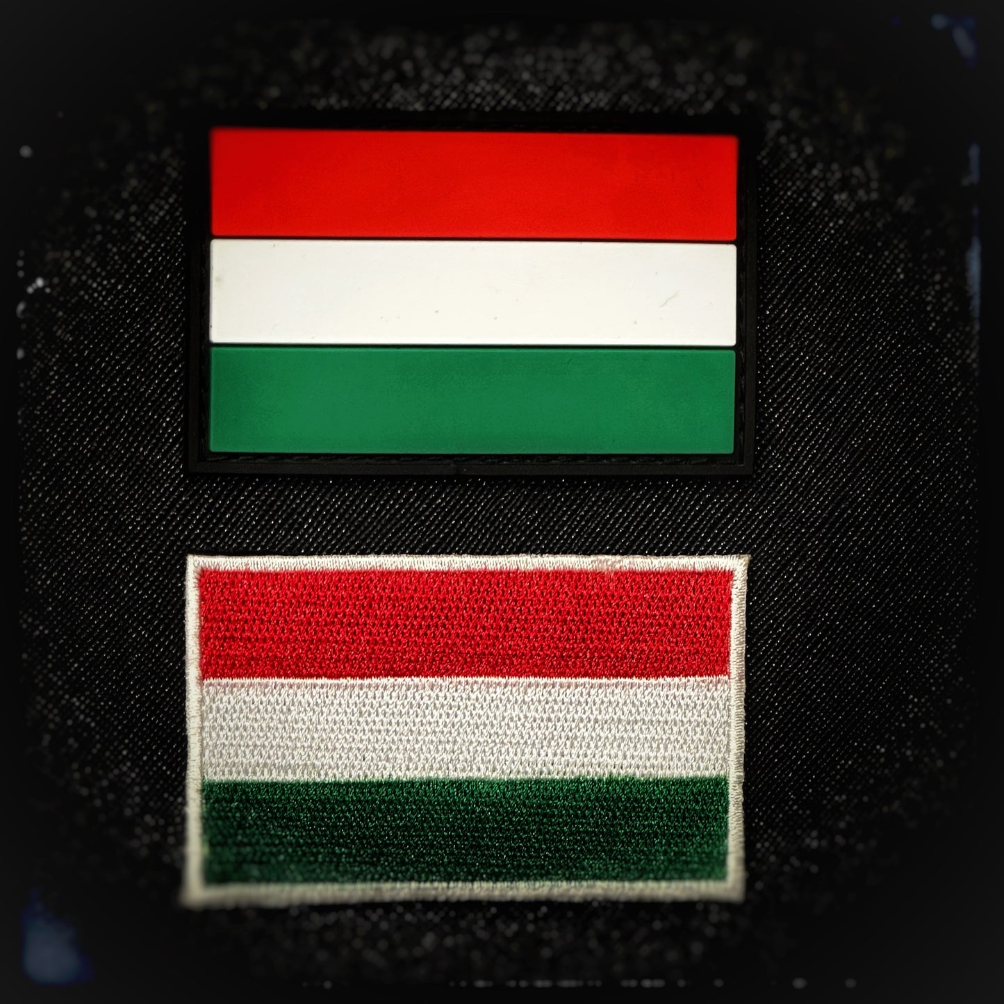 Hungary velcro patch of Hungary in PVC, woven and embroidered patches. High quality and durable PVC, woven and embroidered patches for collectors, airsofters and military enthusiasts. Also serves as a morale patch. patchworld. patchworld.net