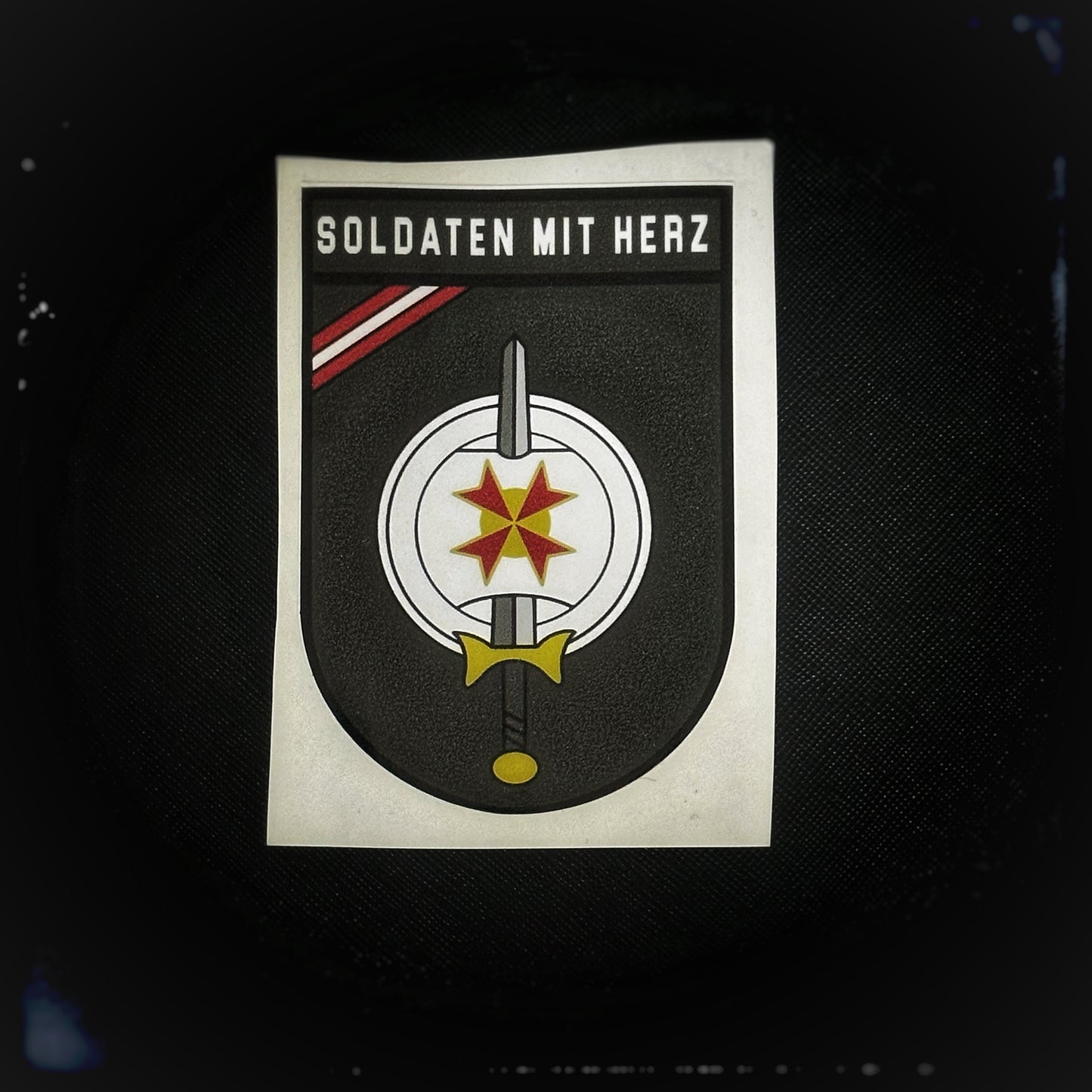 Sticker: Soldaten mit Herz