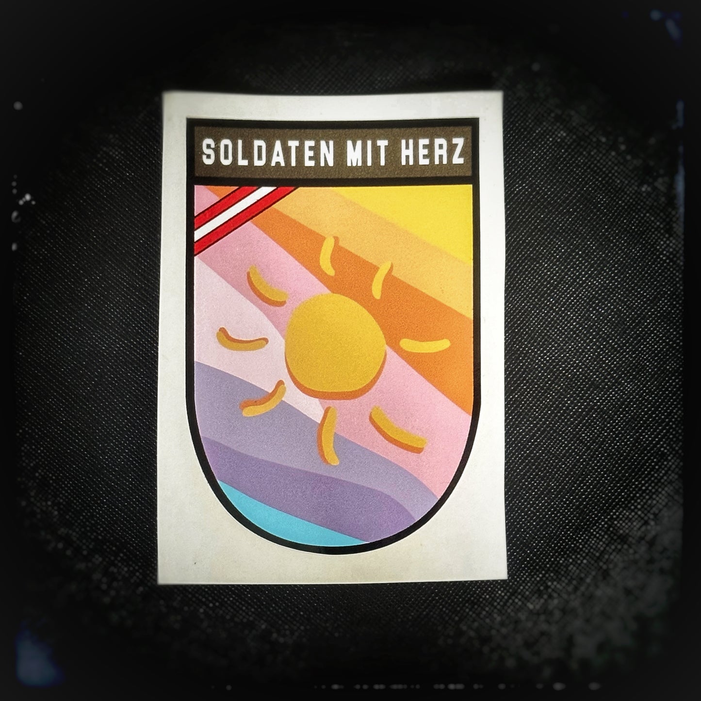 Sticker: Soldaten mit Herz