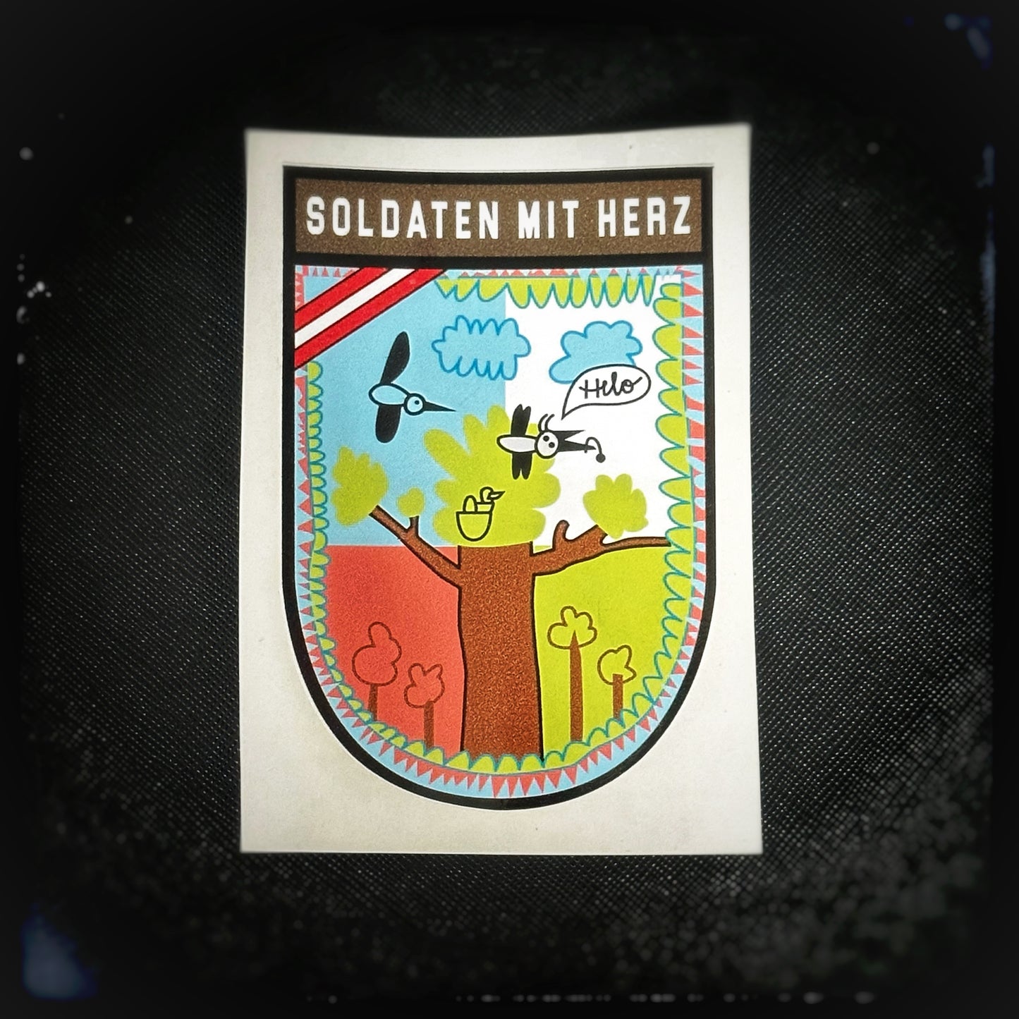 Sticker: Soldaten mit Herz