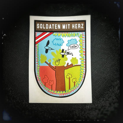 Sticker: Soldaten mit Herz