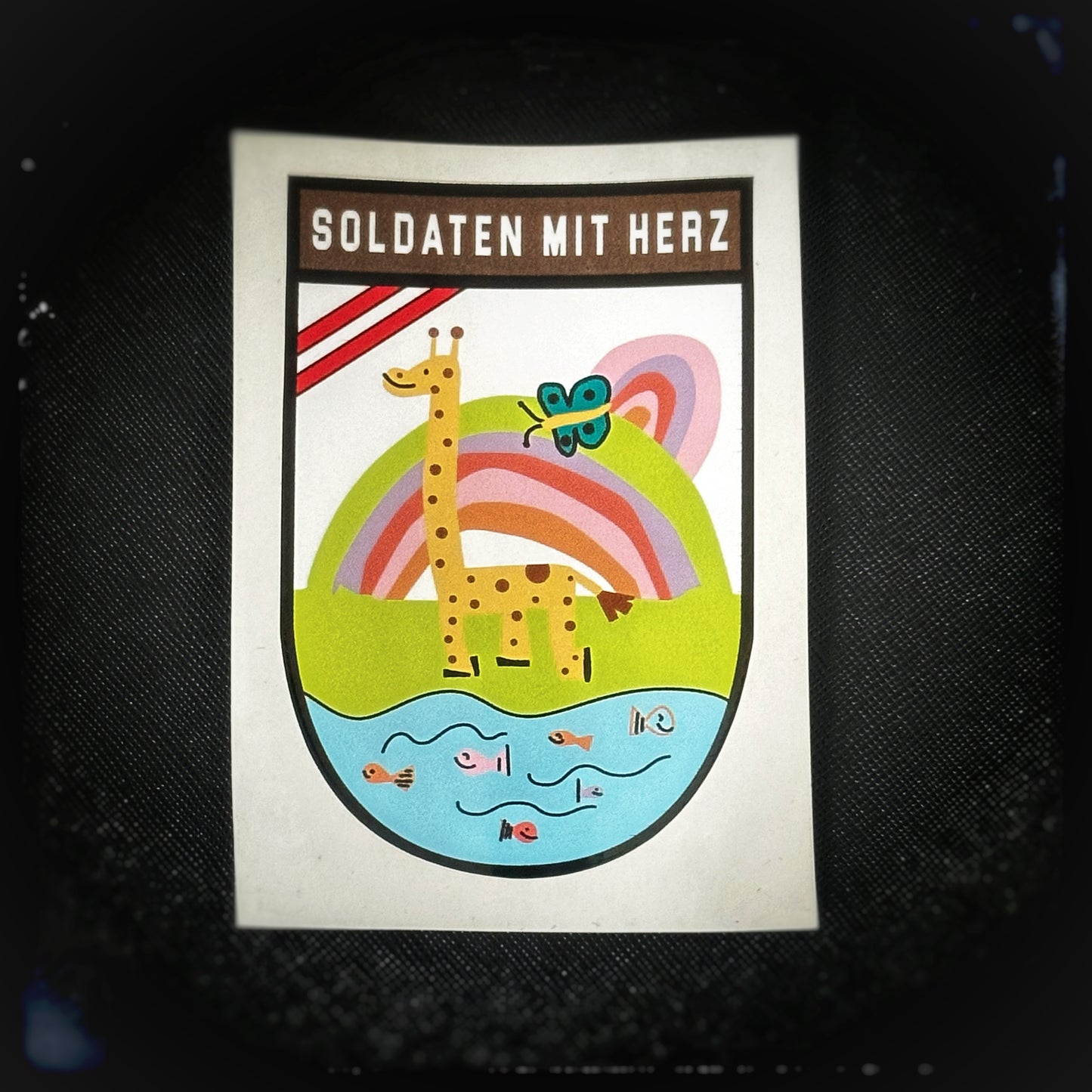 Sticker: Soldaten mit Herz