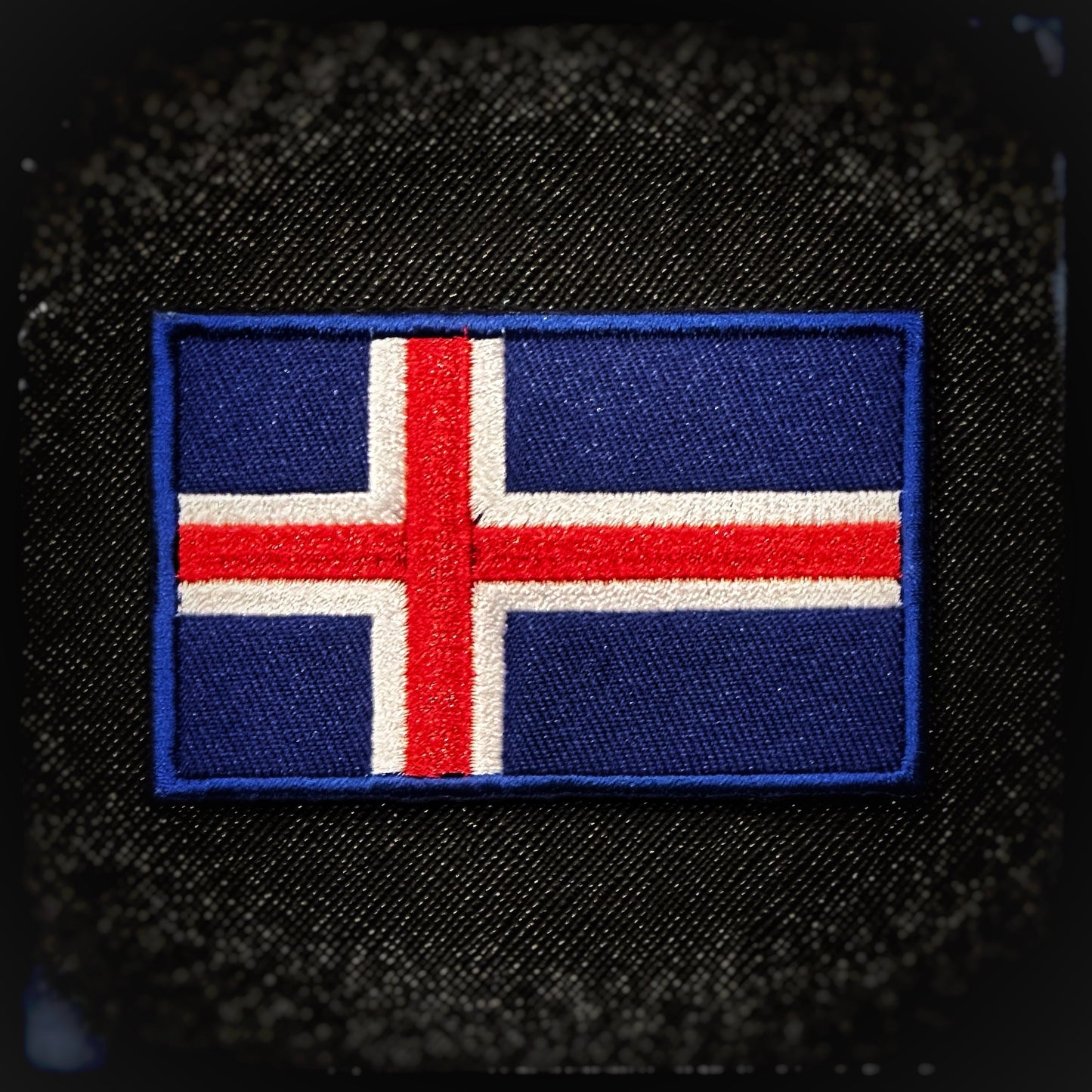 Iceland embroidered velcro patch. High quality and durable PVC, woven and embroidered patches for collectors, airsofters and military enthusiasts. Also serves as a morale patch. patchworld. patchworld.net