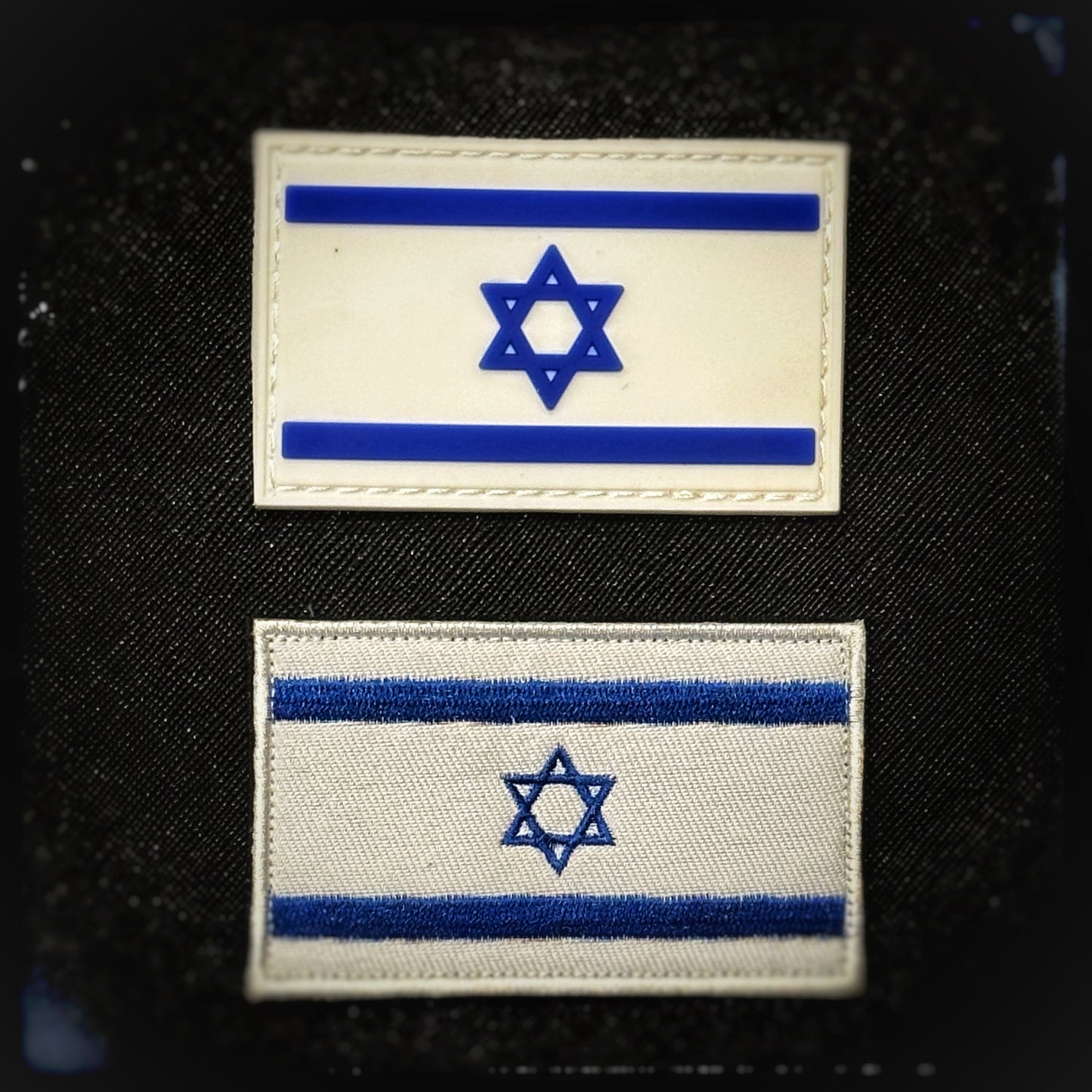 Israel velcro patch of Israel in PVC, woven and embroidered patches. High quality and durable PVC, woven and embroidered patches for collectors, airsofters and military enthusiasts. Also serves as a morale patch. patchworld. patchworld.net