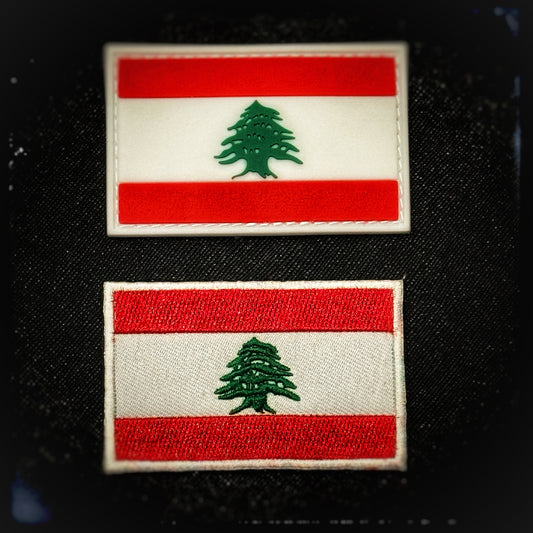 Lebanon velcro patch of Lebanon in PVC, woven and embroidered patches. High quality and durable PVC, woven and embroidered patches for collectors, airsofters and military enthusiasts. Also serves as a morale patch. patchworld. patchworld.net