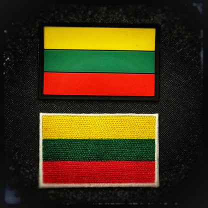 Lithuania velcro patch of Lithuania in PVC, woven and embroidered patches. High quality and durable PVC, woven and embroidered patches for collectors, airsofters and military enthusiasts. Also serves as a morale patch. patchworld. patchworld.net