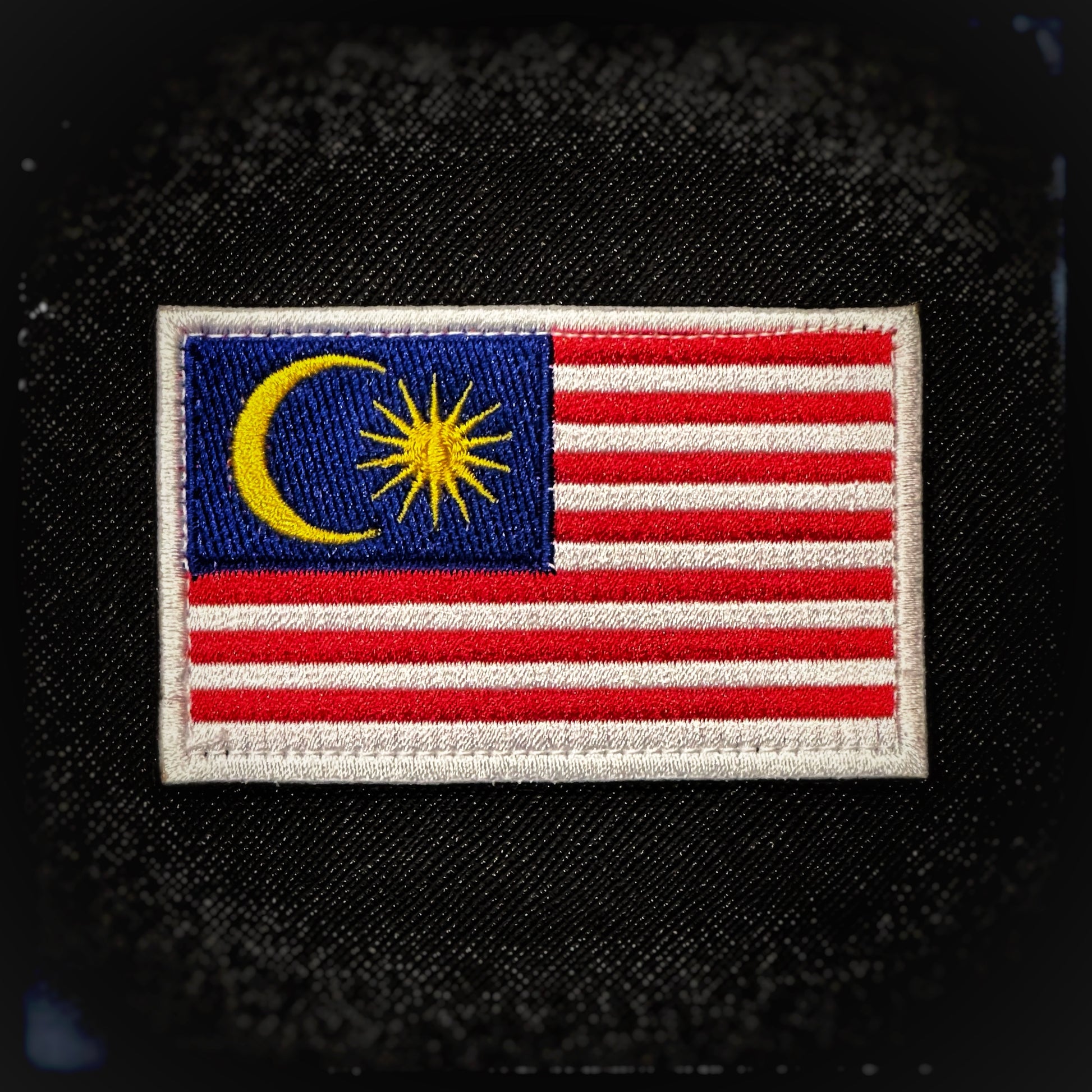 Malaysia embroidered velcro patch. High quality and durable PVC, woven and embroidered patches for collectors, airsofters and military enthusiasts. Also serves as a morale patch. patchworld. patchworld.net