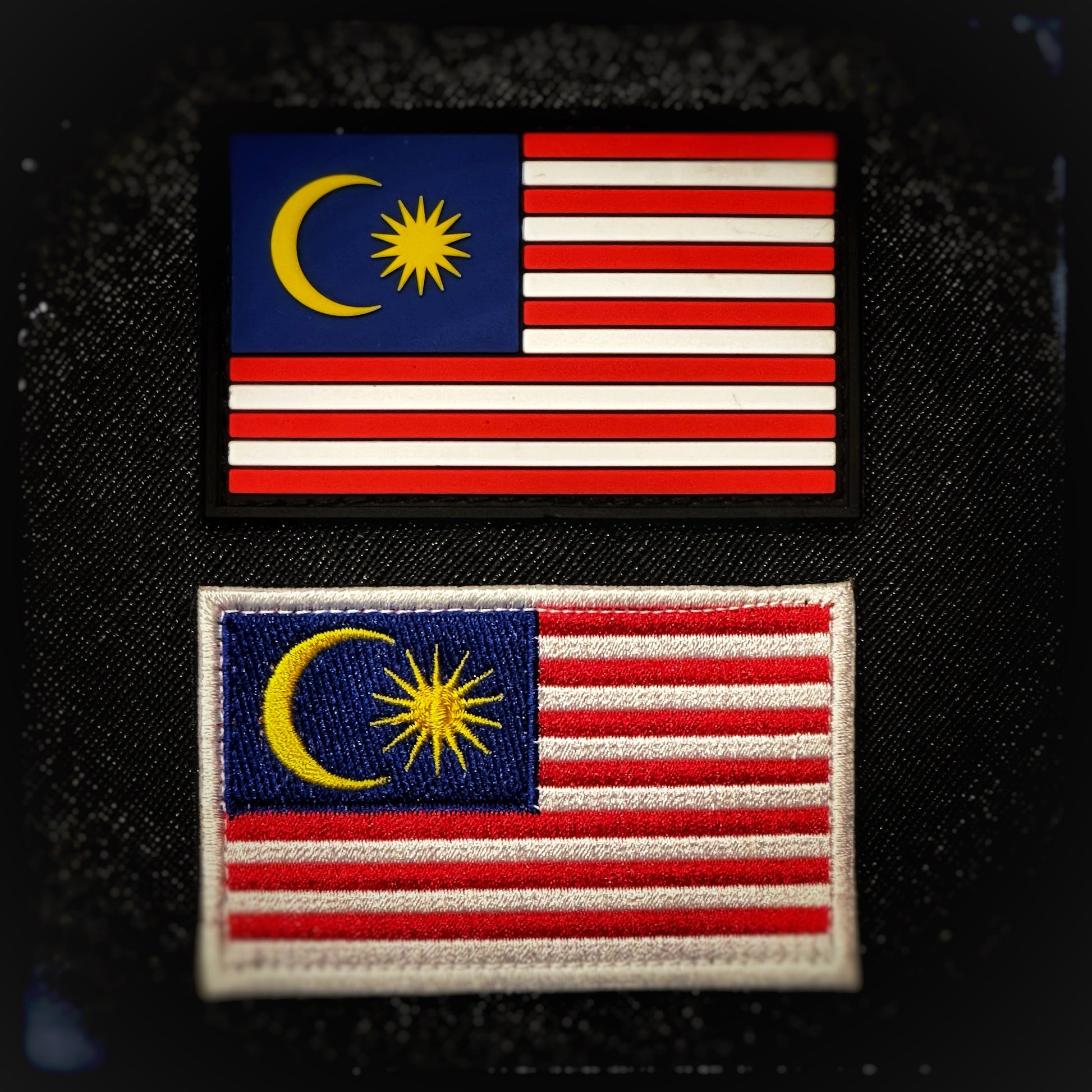 Malaysia velcro patch of Malaysia in PVC, woven and embroidered patches. High quality and durable PVC, woven and embroidered patches for collectors, airsofters and military enthusiasts. Also serves as a morale patch. patchworld. patchworld.net