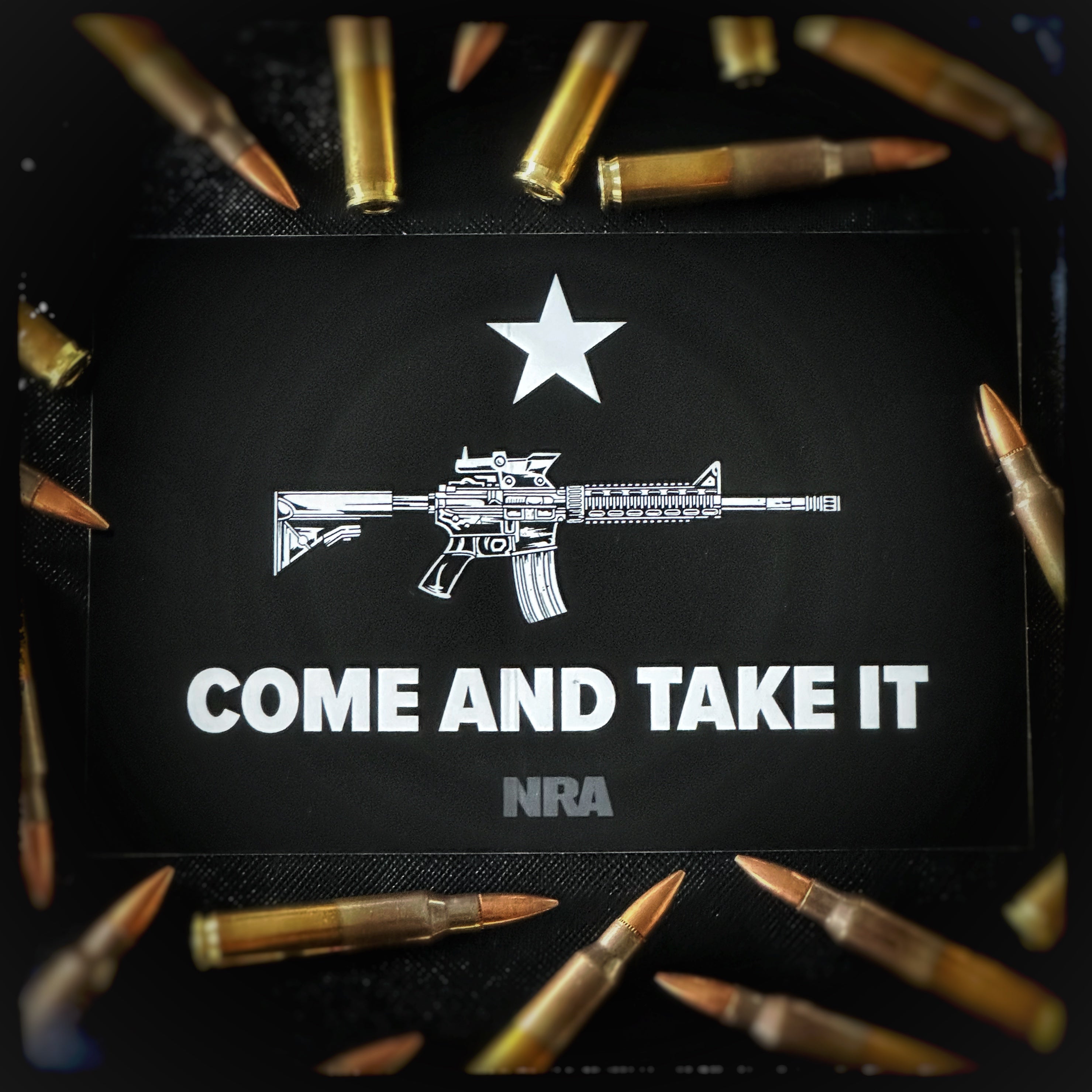 Nra Sticker Sticker: NRA Sticker - Come and take it – Patchworld