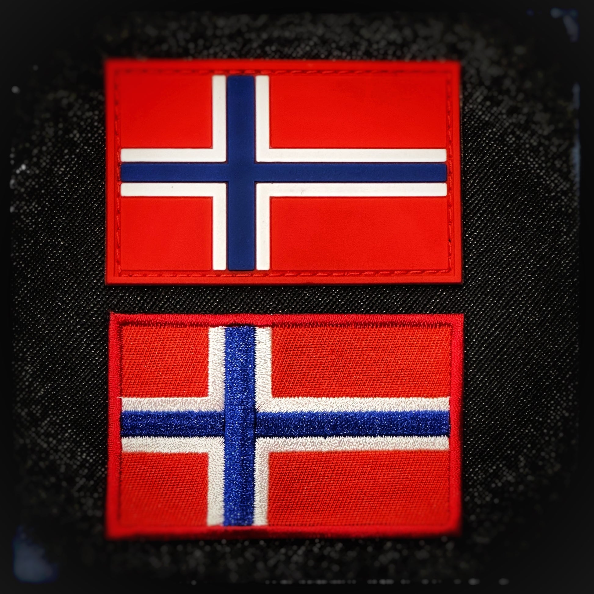 Norway velcro patch of Norway in PVC, woven and embroidered patches. High quality and durable PVC, woven and embroidered patches for collectors, airsofters and military enthusiasts. Also serves as a morale patch. patchworld. patchworld.net