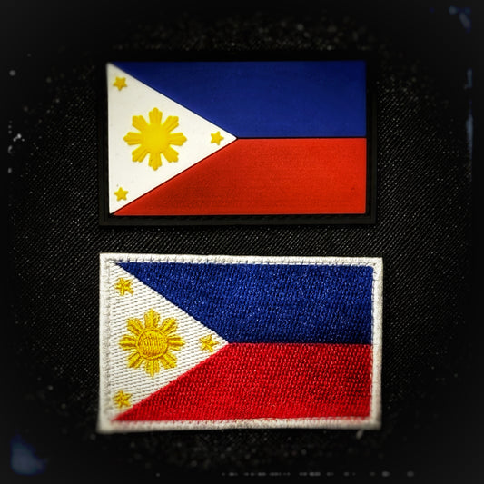 Philippines velcro patch of Philippines in PVC, woven and embroidered patches. High quality and durable PVC, woven and embroidered patches for collectors, airsofters and military enthusiasts. Also serves as a morale patch. patchworld. patchworld.net