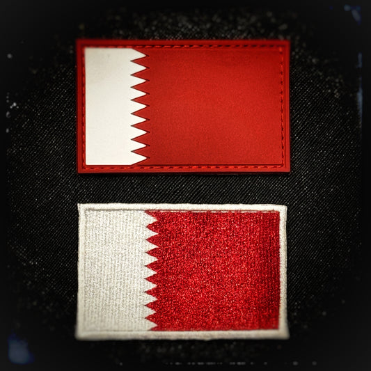 Qatar velcro patch of Qatar in PVC, woven and embroidered patches. High quality and durable PVC, woven and embroidered patches for collectors, airsofters and military enthusiasts. Also serves as a morale patch. patchworld. patchworld.net