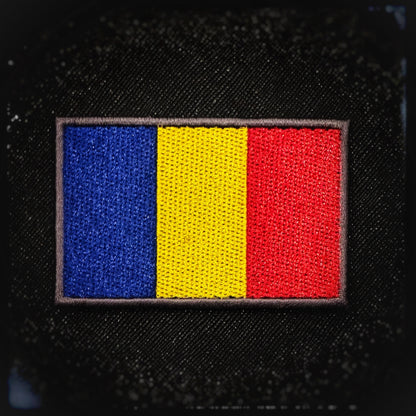 Romania embroidered velcro patch. High quality and durable PVC, woven and embroidered patches for collectors, airsofters and military enthusiasts. Also serves as a morale patch. patchworld. patchworld.net