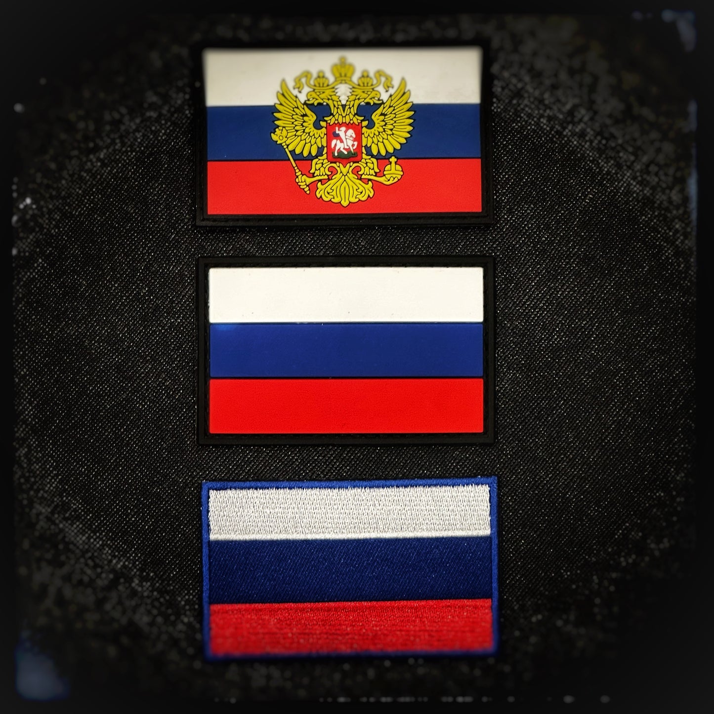 Russian velcro patch of Russia in PVC, woven and embroidered patches. High quality and durable PVC, woven and embroidered patches for collectors, airsofters and military enthusiasts. Also serves as a morale patch. patchworld. patchworld.net
