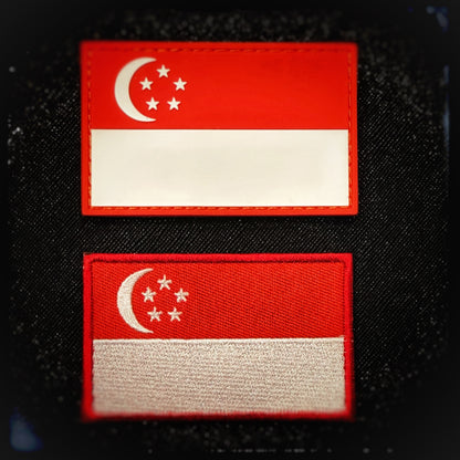 Singapore velcro patch of Singapore in PVC, woven and embroidered patches. High quality and durable PVC, woven and embroidered patches for collectors, airsofters and military enthusiasts. Also serves as a morale patch. patchworld. patchworld.net