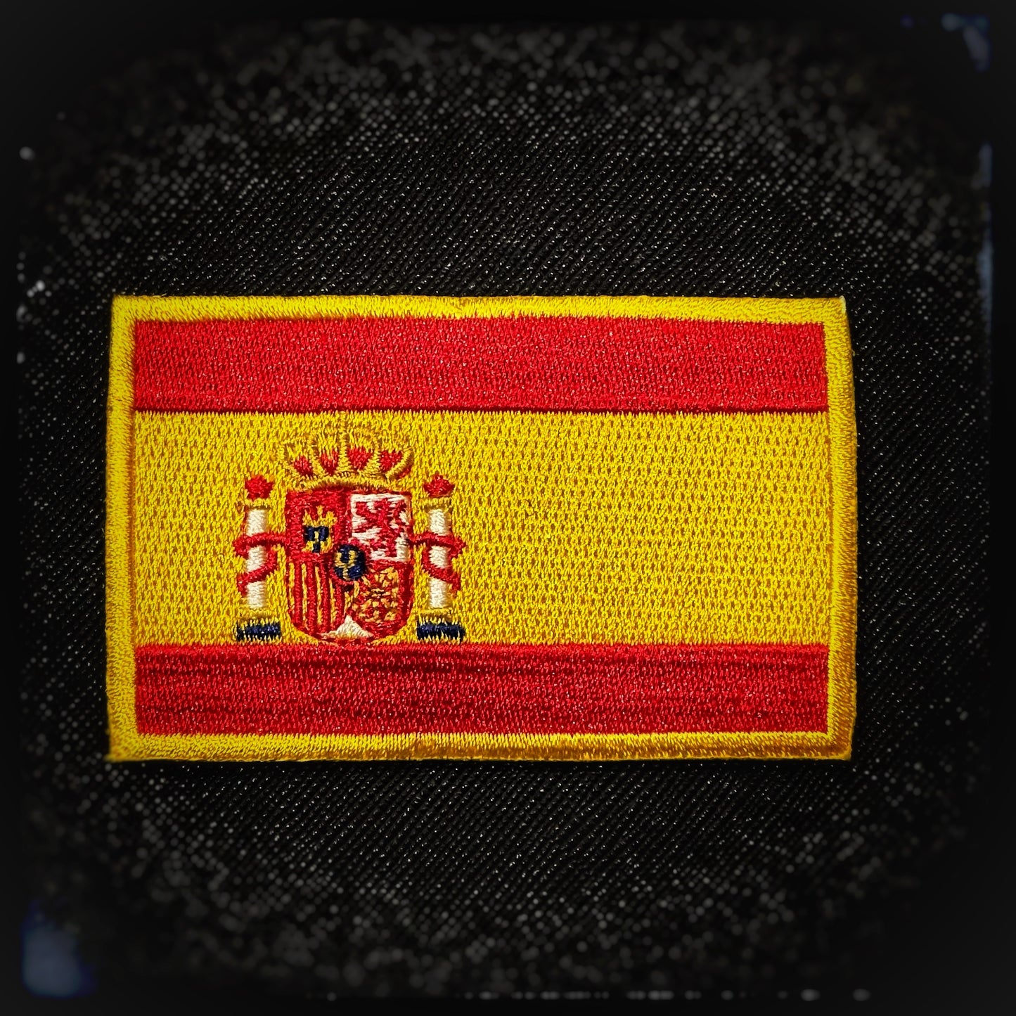 Spain embroidered velcro patch. High quality and durable PVC, woven and embroidered patches for collectors, airsofters and military enthusiasts. Also serves as a morale patch. patchworld. patchworld.net