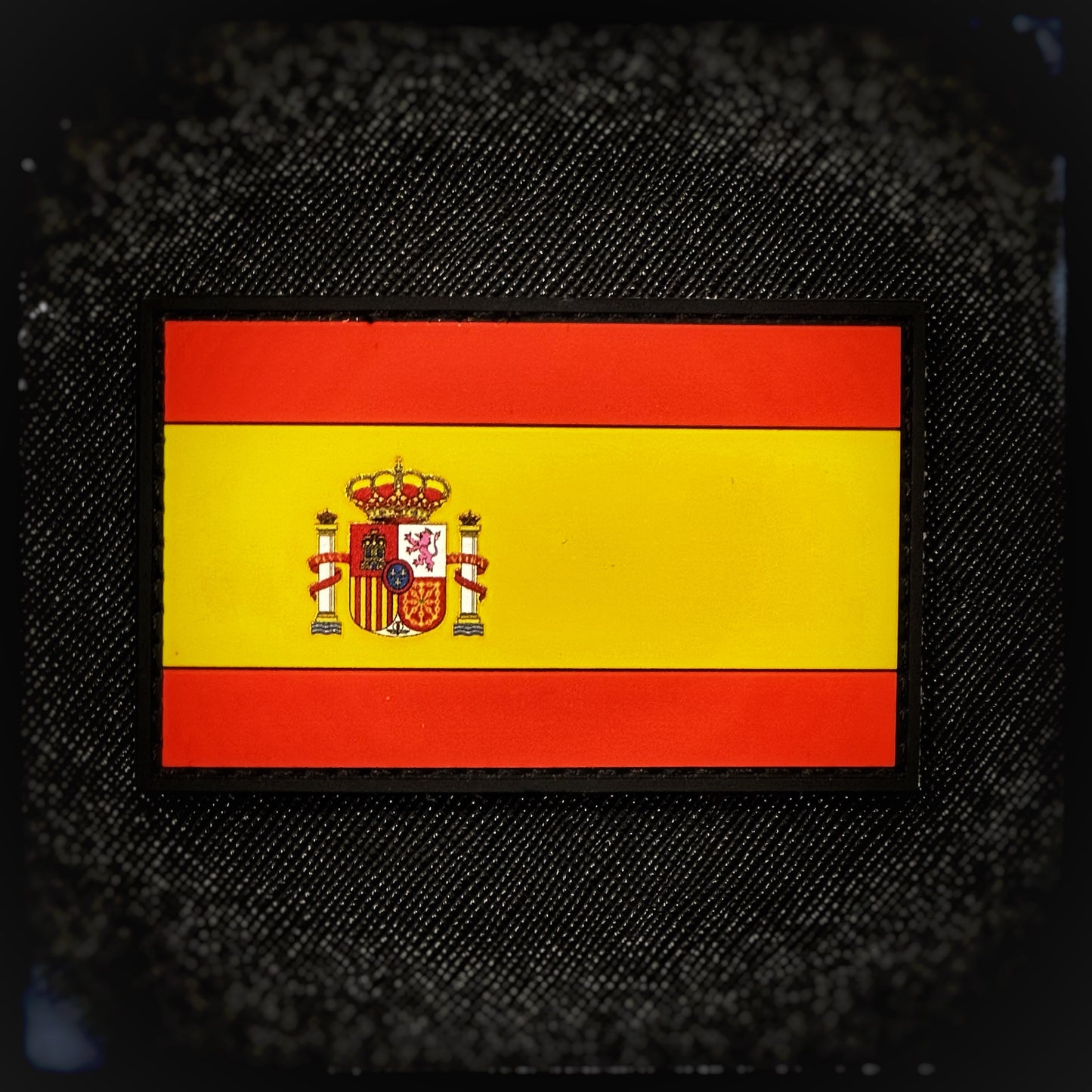 Spain 2D PVC velcro patch. High quality and durable PVC, woven and embroidered patches for collectors, airsofters and military enthusiasts. Also serves as a morale patch. patchworld. patchworld.net