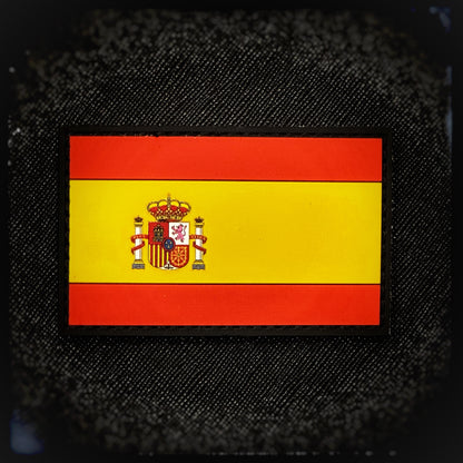 Spain 2D PVC velcro patch. High quality and durable PVC, woven and embroidered patches for collectors, airsofters and military enthusiasts. Also serves as a morale patch. patchworld. patchworld.net