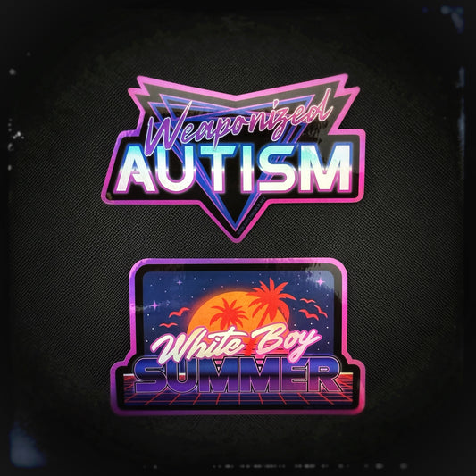 Sticker: Weaponized Autism & Whiteboy Summer