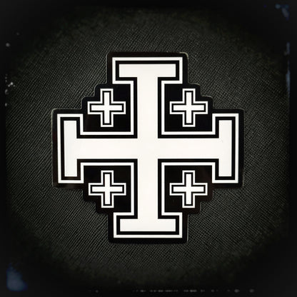 Sticker: Jerusalem Cross