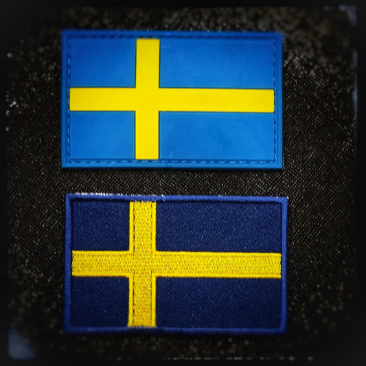 Sweden velcro patch of Spain in PVC, woven and embroidered patches. High quality and durable PVC, woven and embroidered patches for collectors, airsofters and military enthusiasts. Also serves as a morale patch. patchworld. patchworld.net