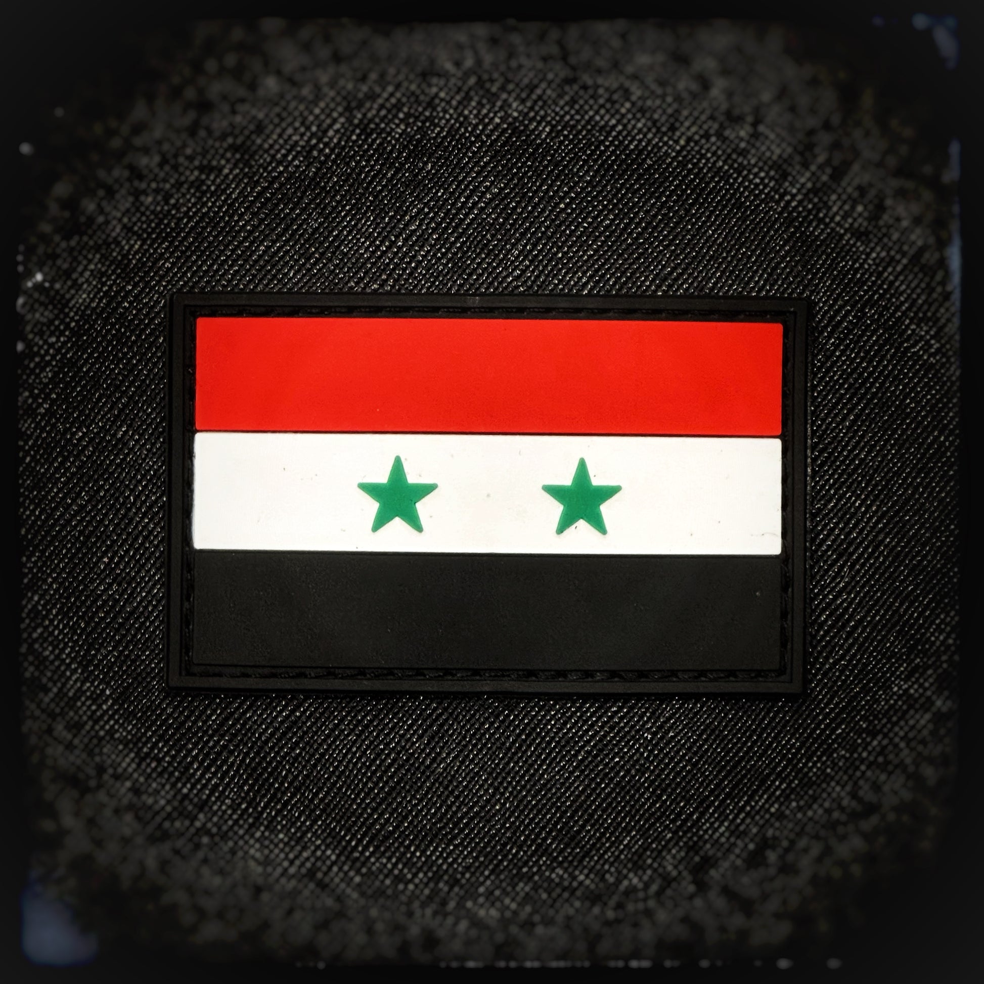 Syria 2D PVC velcro patch. High quality and durable PVC, woven and embroidered patches for collectors, airsofters and military enthusiasts. Also serves as a morale patch. patchworld. patchworld.net