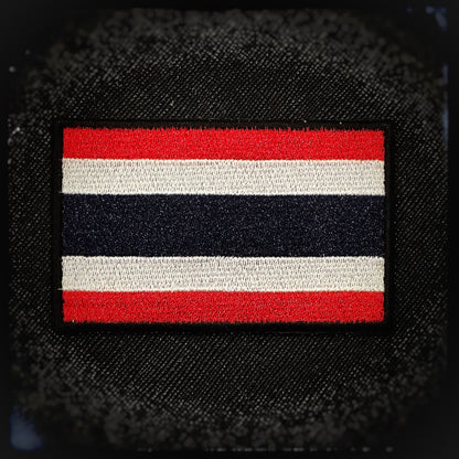 Thailand embroidered velcro patch. High quality and durable PVC, woven and embroidered patches for collectors, airsofters and military enthusiasts. Also serves as a morale patch. patchworld. patchworld.net