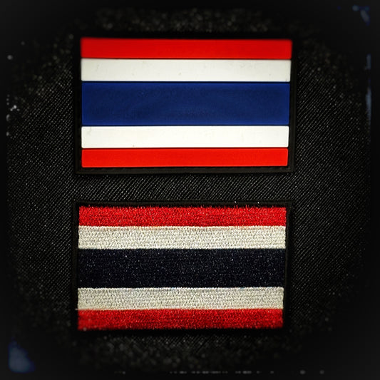 Thailand velcro patch of Thailand in PVC, woven and embroidered patches. High quality and durable PVC, woven and embroidered patches for collectors, airsofters and military enthusiasts. Also serves as a morale patch. patchworld. patchworld.net