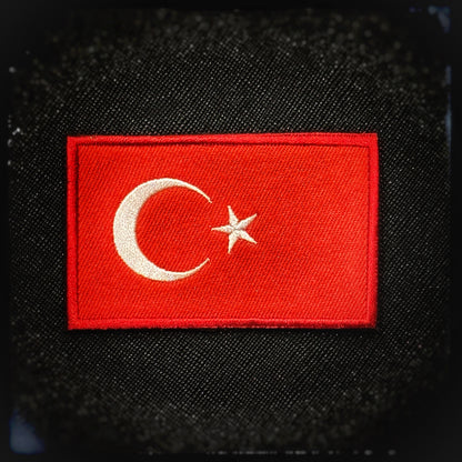 Turkey embroidered velcro patch. High quality and durable PVC, woven and embroidered patches for collectors, airsofters and military enthusiasts. Also serves as a morale patch. patchworld. patchworld.net