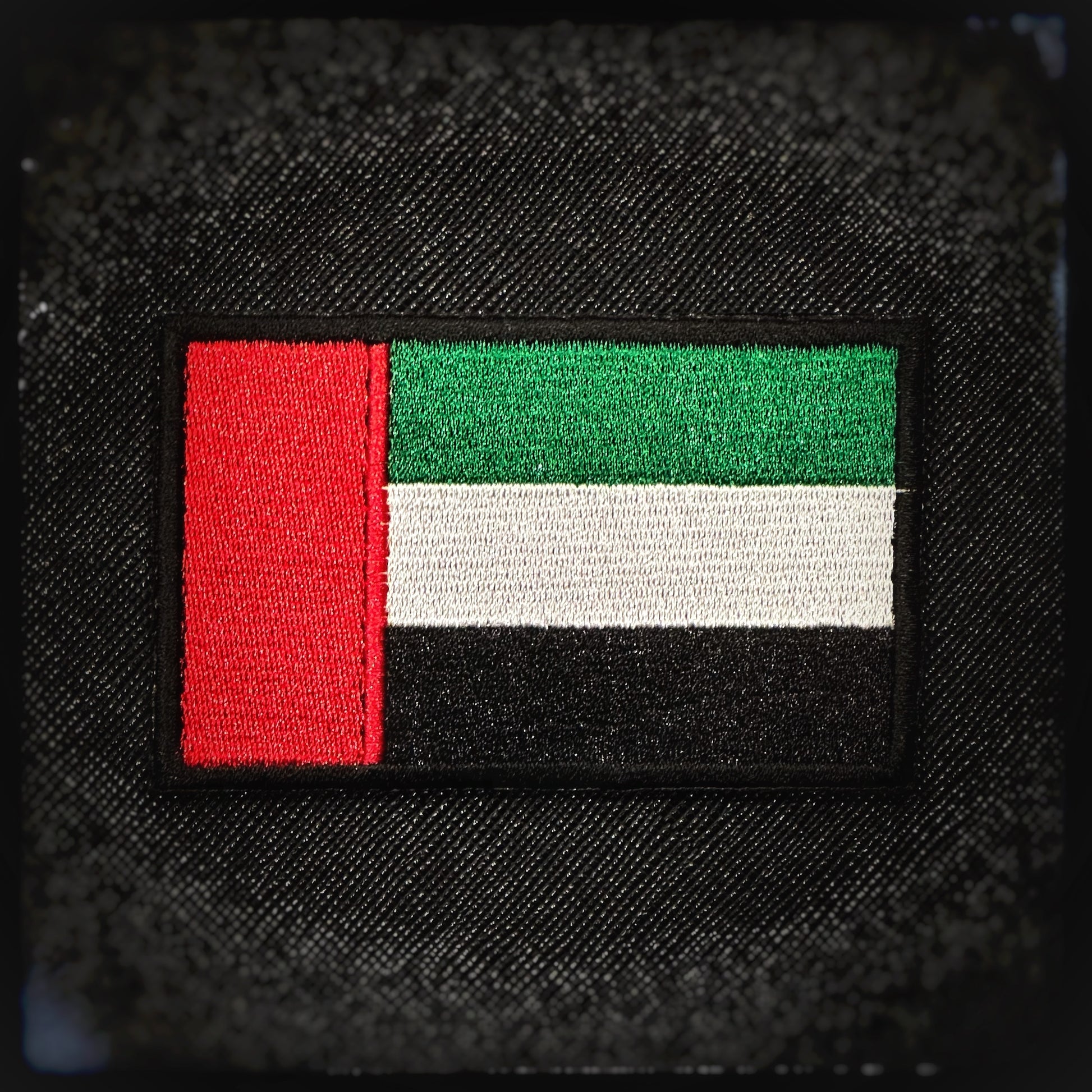 UAE embroidered velcro patch. High quality and durable PVC, woven and embroidered patches for collectors, airsofters and military enthusiasts. Also serves as a morale patch. patchworld. patchworld.net