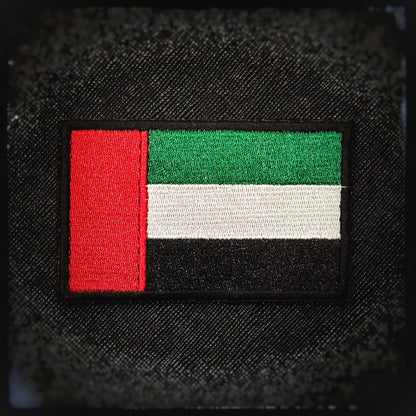 UAE embroidered velcro patch. High quality and durable PVC, woven and embroidered patches for collectors, airsofters and military enthusiasts. Also serves as a morale patch. patchworld. patchworld.net