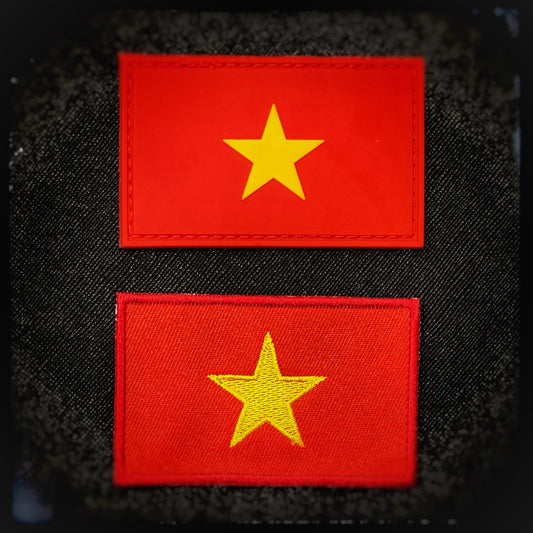 Vietnam velcro patch of Vietnam in PVC, woven and embroidered patches. High quality and durable PVC, woven and embroidered patches for collectors, airsofters and military enthusiasts. Also serves as a morale patch. patchworld. patchworld.net